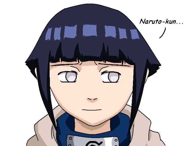 Hinata v malování